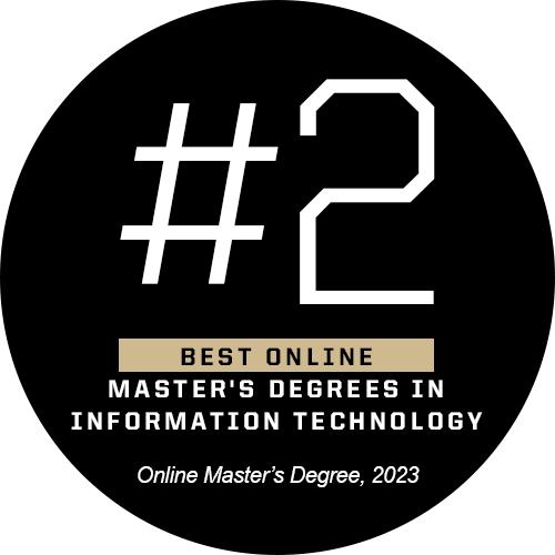 Purdue is ranked #2 for Best Master's Degrees in Information Technology