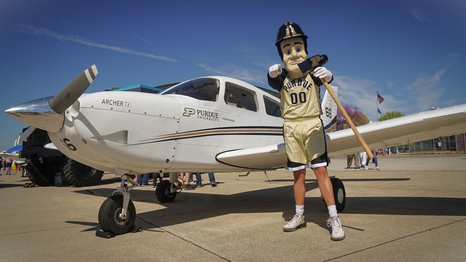 Purdue Pete at Aviation Day 2023. (Photo provided)